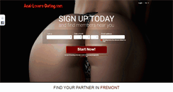 Desktop Screenshot of anal-lovers-dating.com